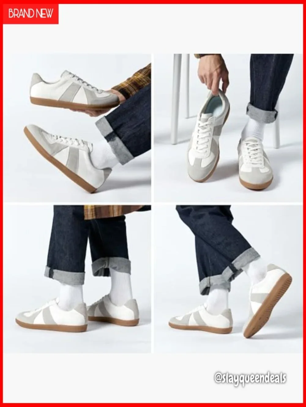 Lightweight Skateboarding Shoes, Anti-Slip, Breathable Synthetic Leather,